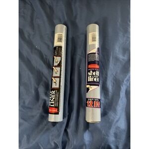 VINTAGE Lot Of 2 Rolls - Rubbermaid Shelf Liner‎ Blue #5303 12"x 10 Sq ft.